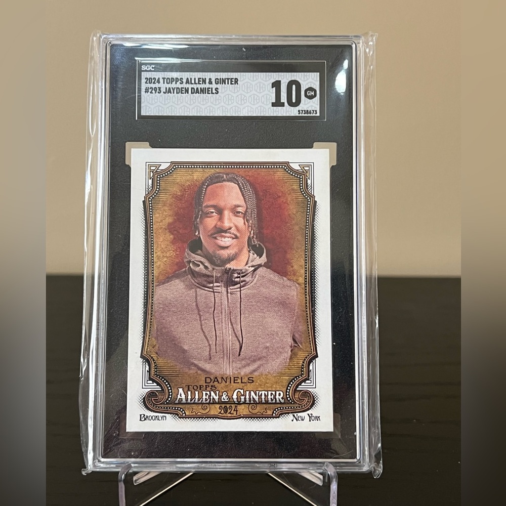 Jayden Daniels 2024 Topps Allen & Ginter Rookie Football Trading Card SGC 10 🔥🏈
